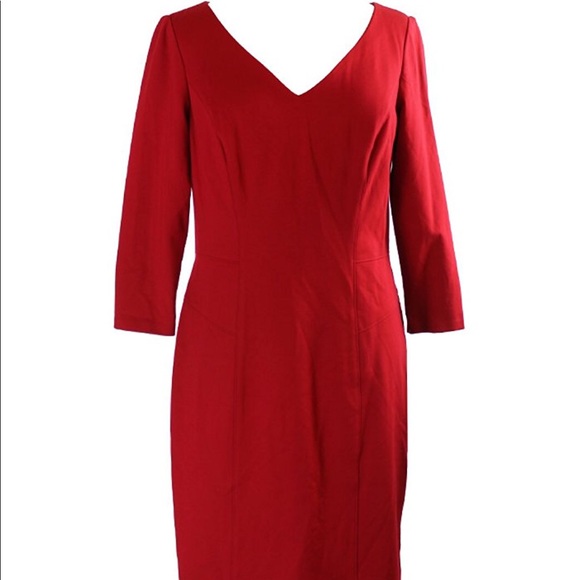 Lauren Ralph Lauren Dresses & Skirts - Lauren Ralph Lauren Red Sheath Dress Size 10 NWT